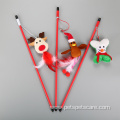 Christmas Style Snowman Cat Stick Playing Cat Toy